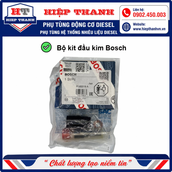 F01ZN0000F741-Bộ kit đầu béc DLLA 140P M0019A